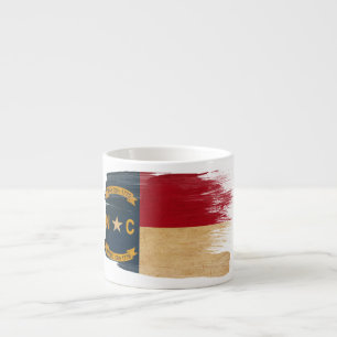 Tasse Expresso Drapeau de la Caroline du Nord