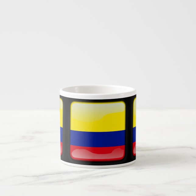 Tasse Expresso Drapeau de la Colombie (Devant)