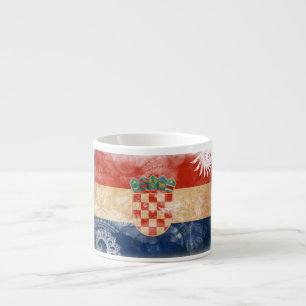 Tasse Expresso Drapeau de la Croatie
