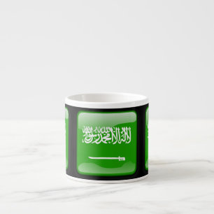 Tasse Expresso Drapeau de l'Arabie saoudite