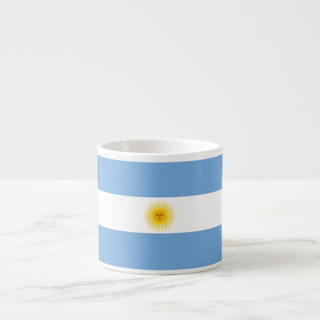 Tasse Expresso Drapeau de l'Argentine (Devant)