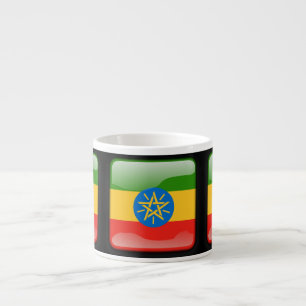 Tasse Expresso Drapeau de l'Éthiopie