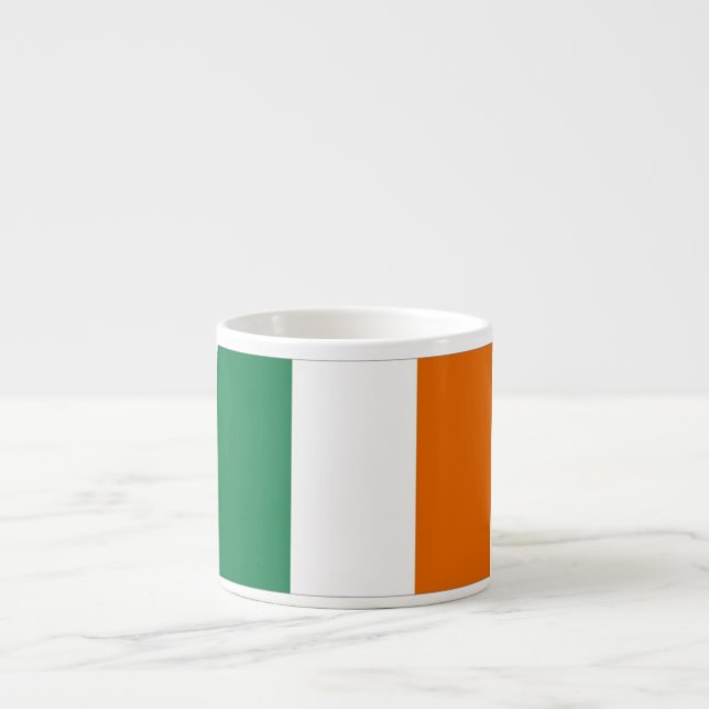 Tasse Expresso Drapeau de l'Irlande (Devant)