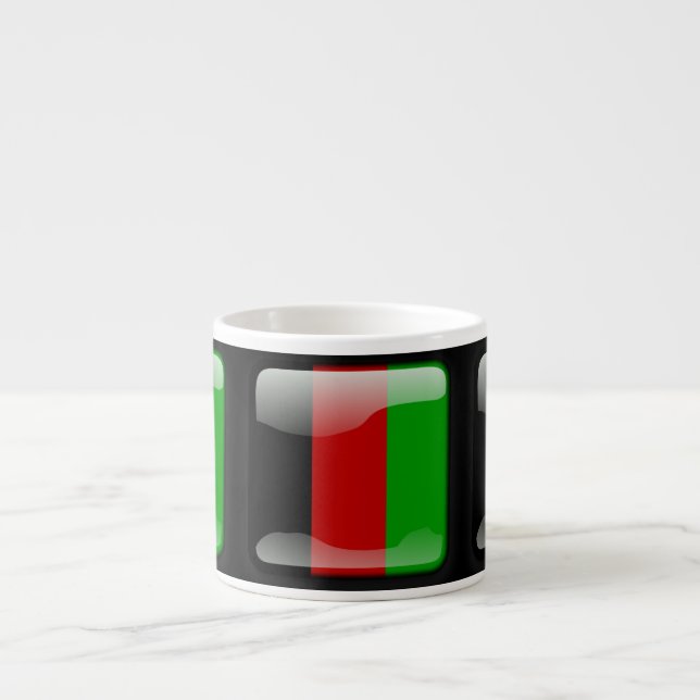 Tasse Expresso Drapeau des Émirats arabes unis (Devant)