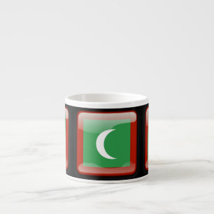 Tasse Expresso Drapeau des Maldives