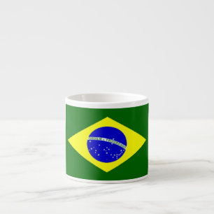Tasse Expresso Drapeau du Brésil