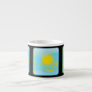Tasse Expresso Drapeau du Kazakhstan