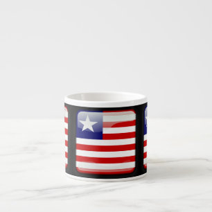 Tasse Expresso Drapeau du Libéria
