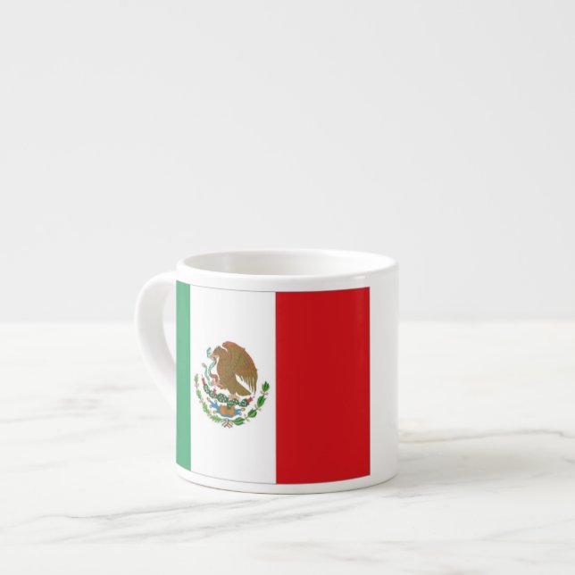 Tasse Expresso Drapeau du Mexique (Devant gauche)