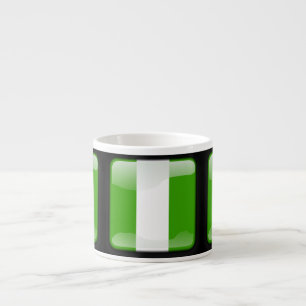 Tasse Expresso Drapeau du Nigeria