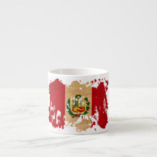Tasse Expresso Drapeau du Pérou