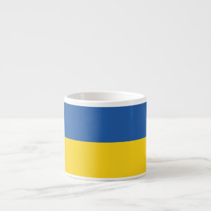 Tasse Expresso Drapeau d'Ukraine