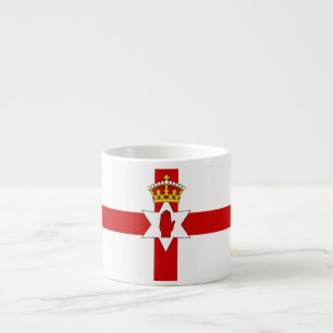 Tasse Expresso Drapeau d'ulster d'Irlande du Nord