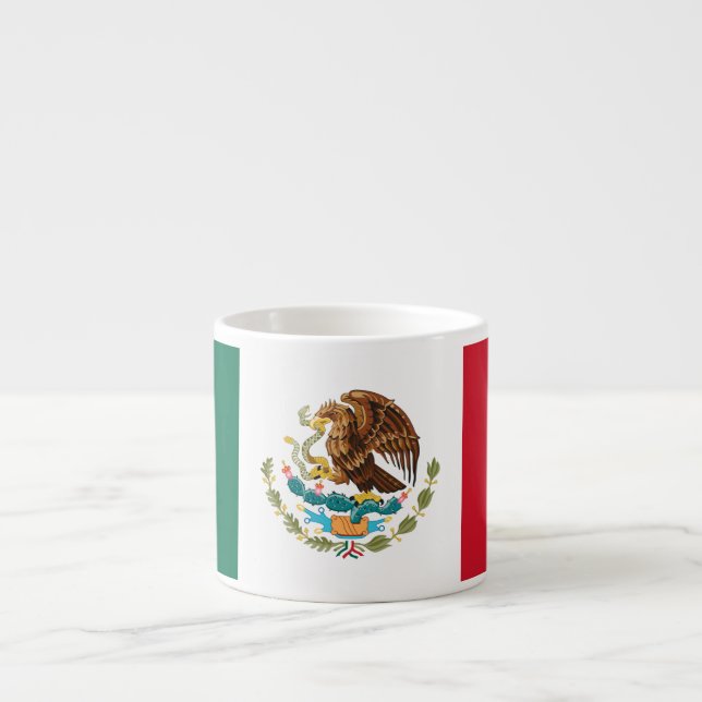 Tasse Expresso Drapeau mexicain - Drapeau mexicain (Devant)