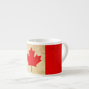 Tasse Expresso Drapeau national patriotique Vintage original du C
