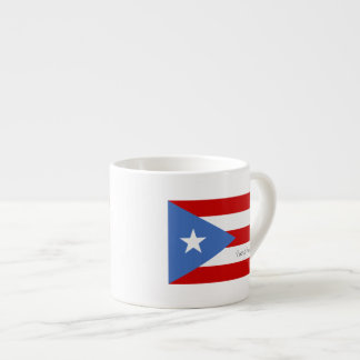 Tasse Expresso Drapeau portoricain traditionnel