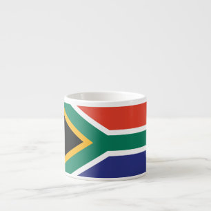 Tasse Expresso Drapeau simple de l'Afrique du Sud