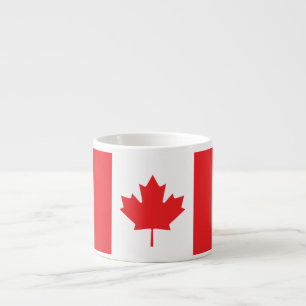 Tasse Expresso Drapeau simple du Canada