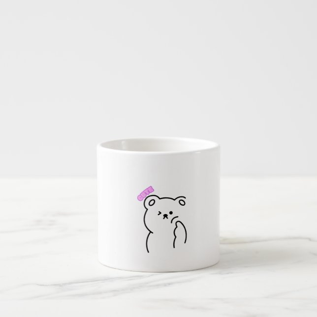 Tasse Expresso Dreamy Bear Design Cup (Devant)