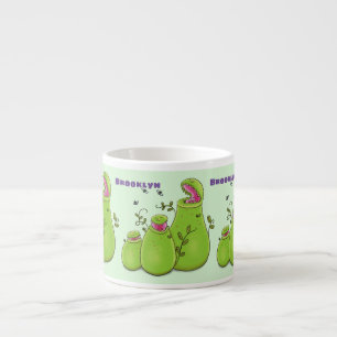 Tasse Expresso Drôle carnivore carnivore carnivore plante dessin