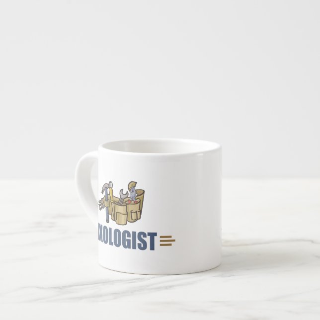Tasse Expresso Drôle Handyman (Devant gauche)