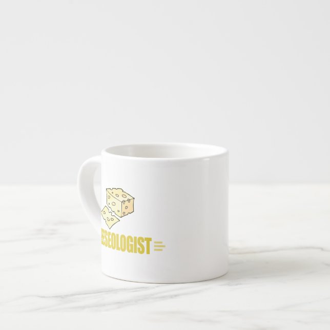 Tasse Expresso Drôle J'adore Le Fromage (Devant gauche)