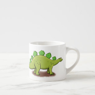 Tasse Expresso Drôle stegosaurus dinosaure dessin animé