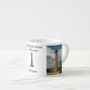 Tasse expresso du phare de Little Sable Point Ligh