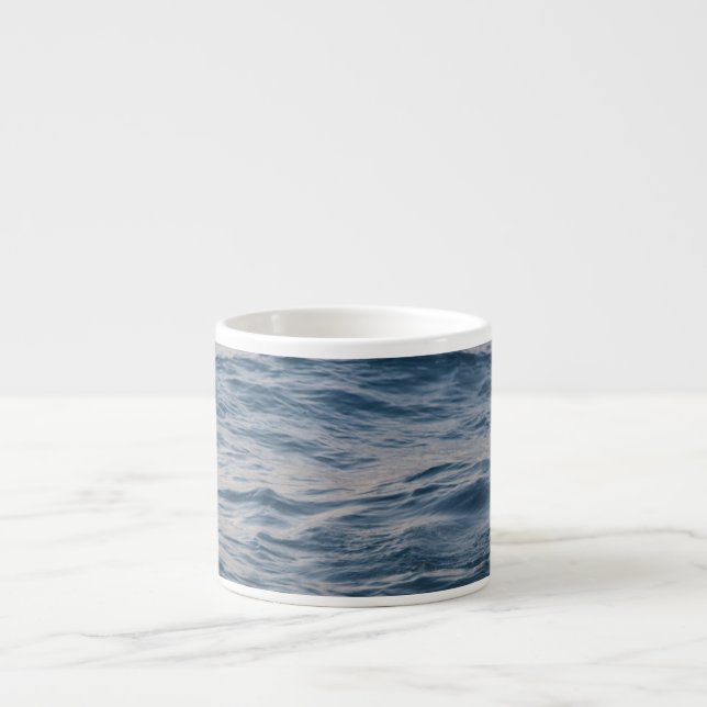 Tasse Expresso Eau de mer de près  (Devant)
