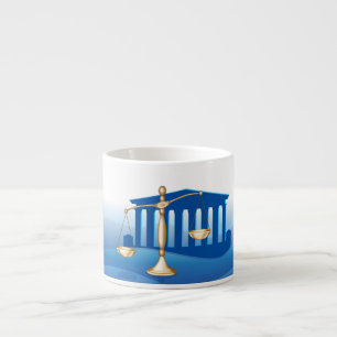 Tasse Expresso Échelles de justice
