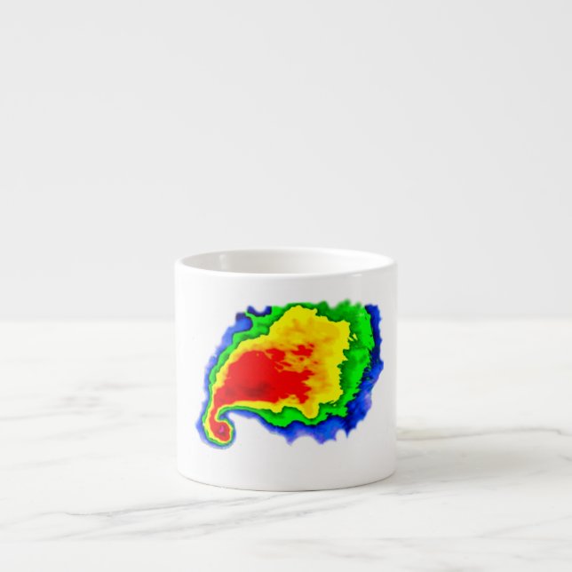 Tasse Expresso écho de crochet (Devant)
