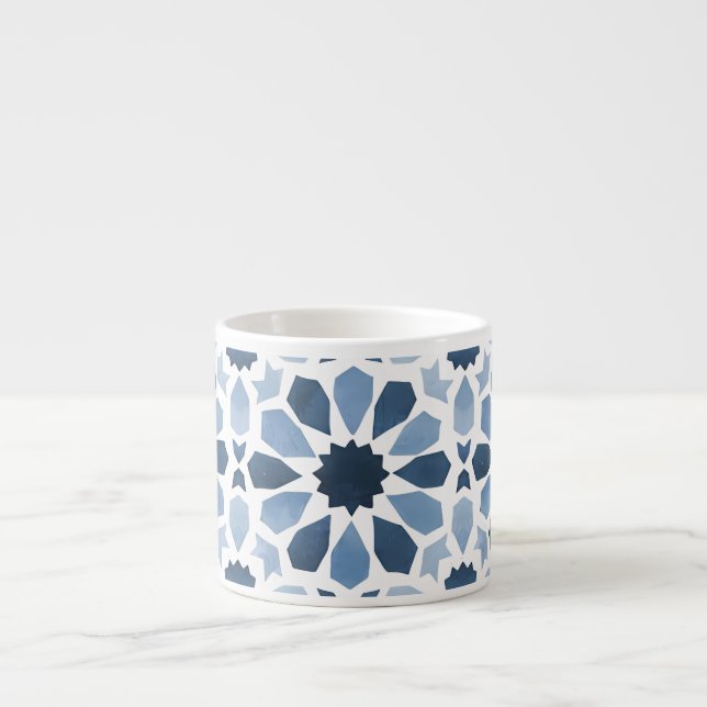 Tasse Expresso Echos andalous : Geometry marocaine Boho (Devant)