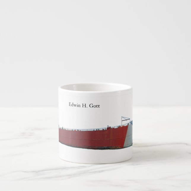 Tasse Expresso Edwin H. Gott découpe la muqueuse espresso (Devant)