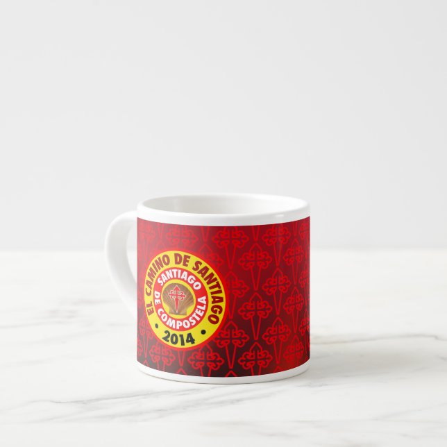 Tasse Expresso EL Camino De Santiago 2014 (Devant gauche)