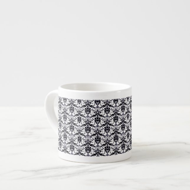Tasse Expresso Elegant Damask (Devant gauche)