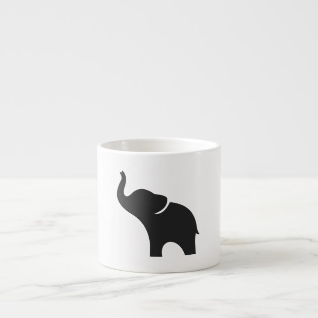 Tasse Expresso Eléphant bébé (Devant)