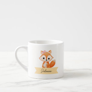 Tasse Expresso Enfants Fox personnalisés