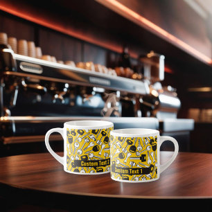 Tasse Expresso Ensemble de clés Arrière - plan