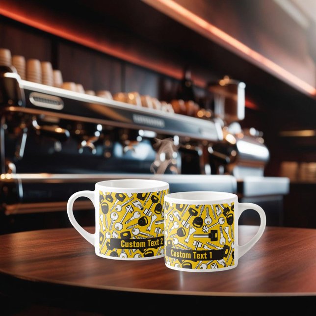 Tasse Expresso Ensemble de clés Arrière - plan (Créateur téléchargé)