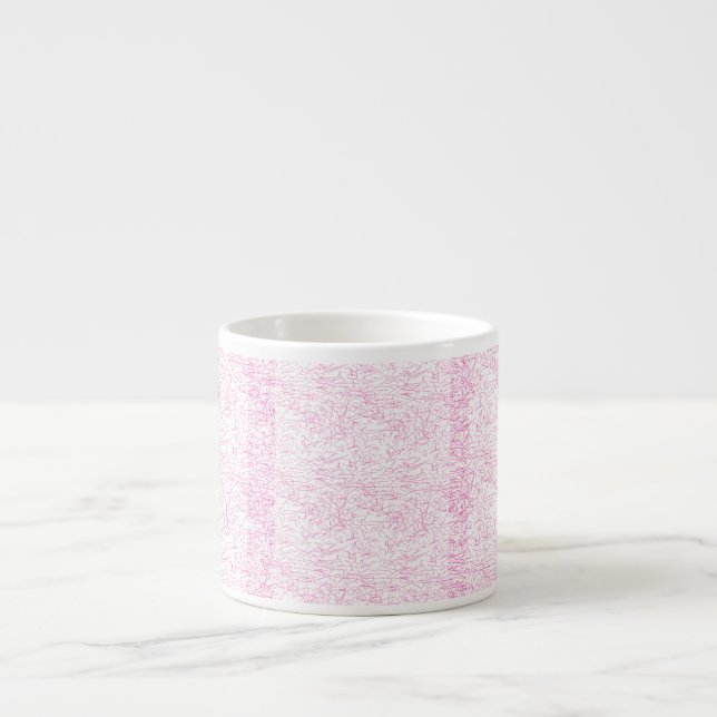 Tasse Expresso Ensemble de dossiers abstraits roses pour le burea (Devant)