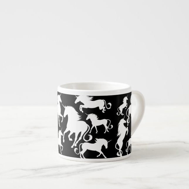 Tasse Expresso ensemble de licornes (Devant droit)