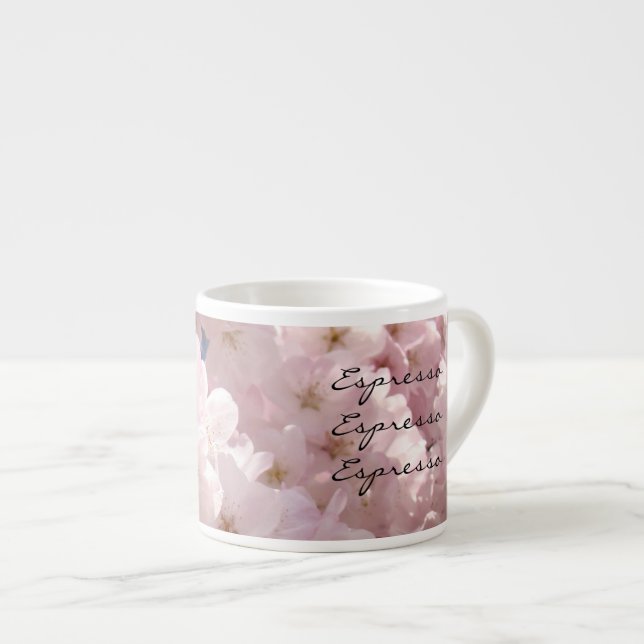 Tasse Expresso Espresso Expresso Expresso Printemps Fleurs de Cer (Devant droit)