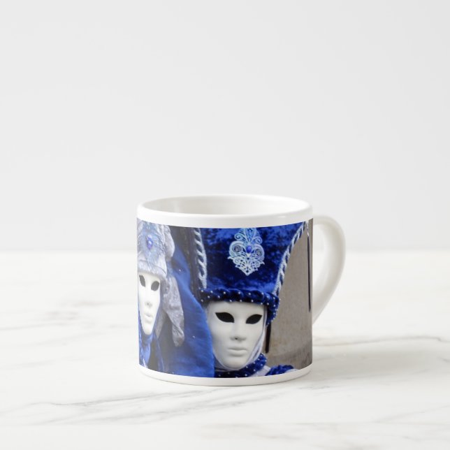 Tasse Expresso Espresso kopje Carnival in Venice 3 Blue Ladies (Devant droit)