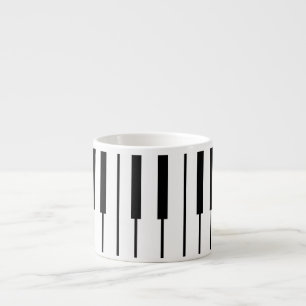 Tasse Expresso Espresso-Tasse Klavier Musik