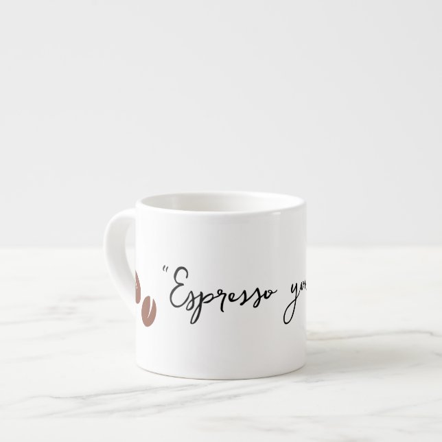 Tasse Expresso "Espresso Yourself" (Devant gauche)