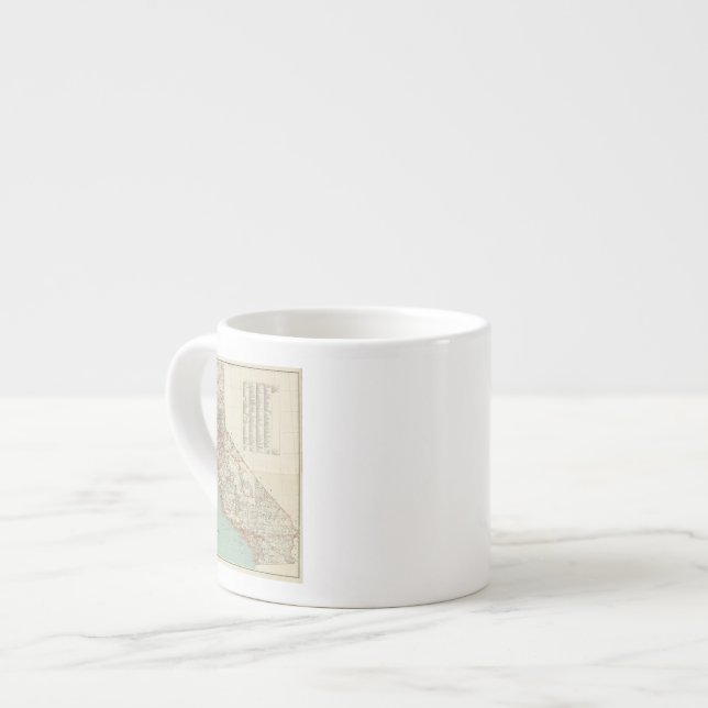 Tasse Expresso État de la Californie 2 (Devant gauche)