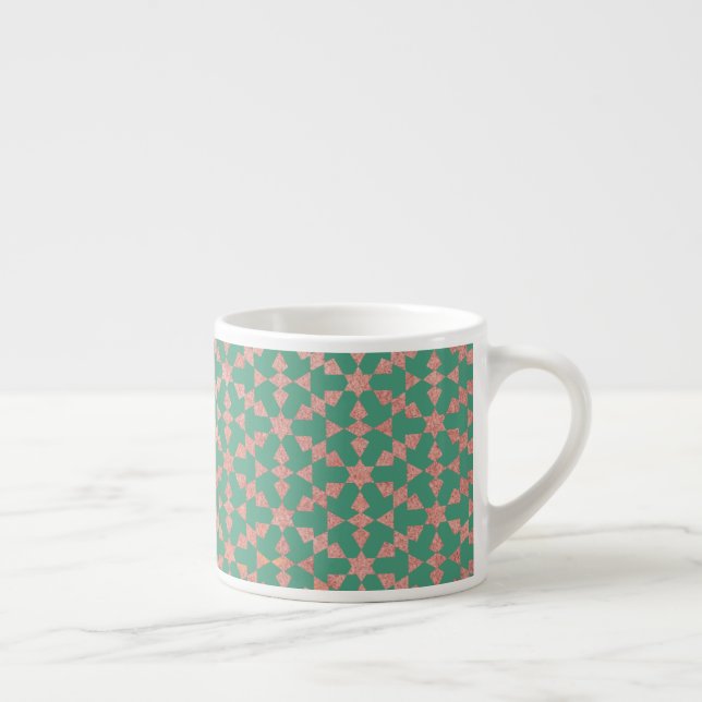 Tasse Expresso Ethnic Marocain Motif géométrique (Droite)