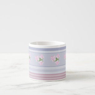Tasse Expresso ethnique, rayé, patchwork