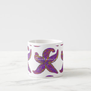 Tasse Expresso étoile de mer violette Thunder_Cove n'importe quel