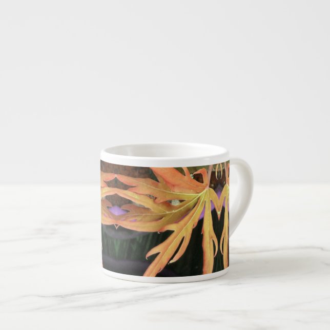 Tasse Expresso Étude de feuille 2 (Devant droit)